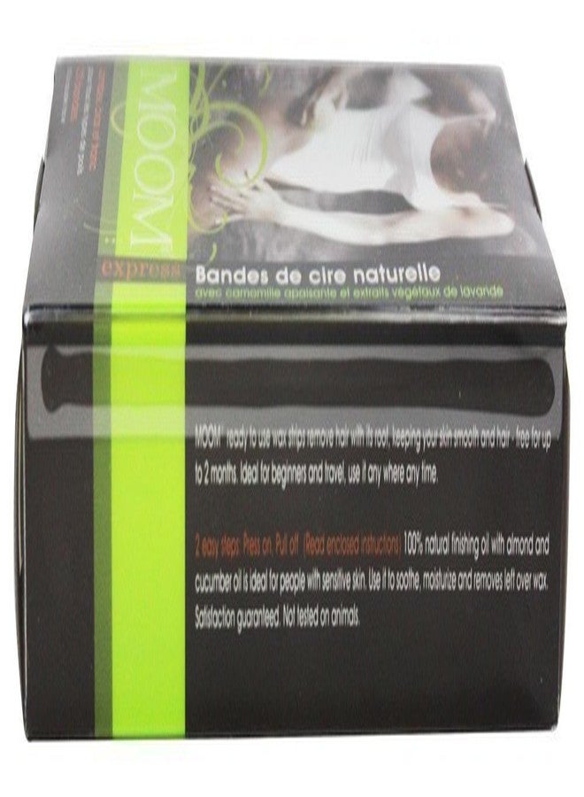 موم شرائح موم إكسبريس المشمعة مسبقاً للساقين والجسم، عبوة من 20 شريحة - Image 3